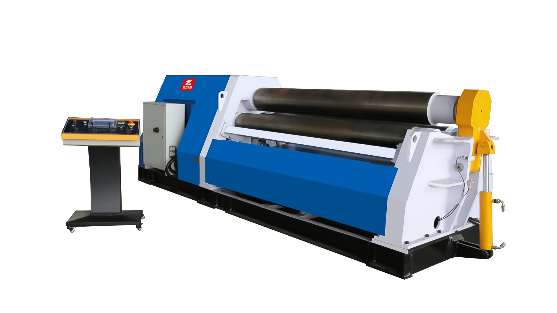 Mesin penggulung pelat empat rol servo listrik CNC
